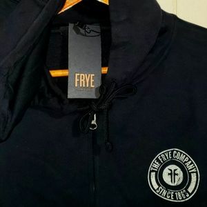 Frye Full Zip Hoodie Jacket Mens XL NWT $128.00 Color: Black